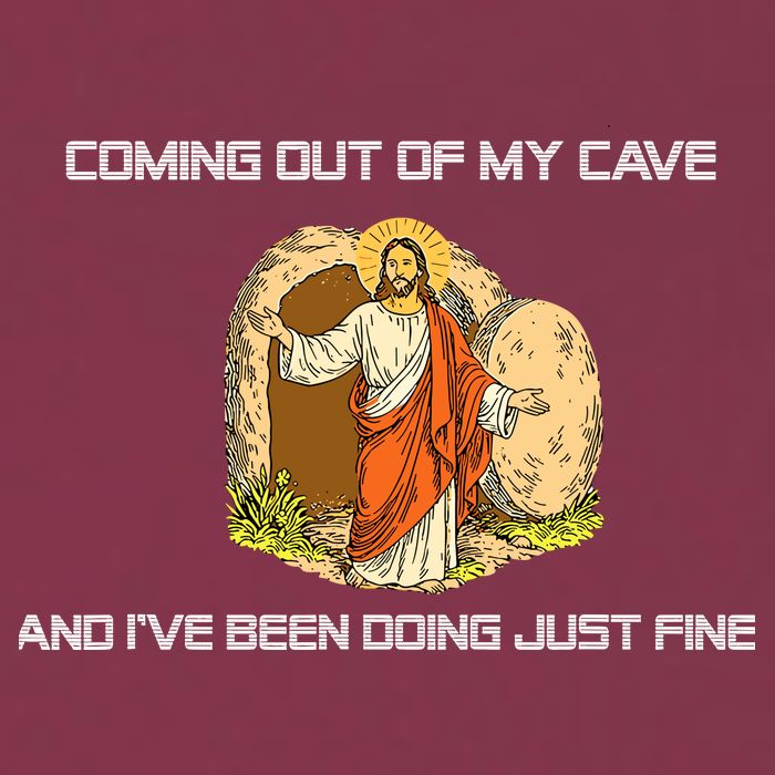 Jesus Coming Out Of My Cave And I've Been Doing Just Fine 16oz Travel Tumbler