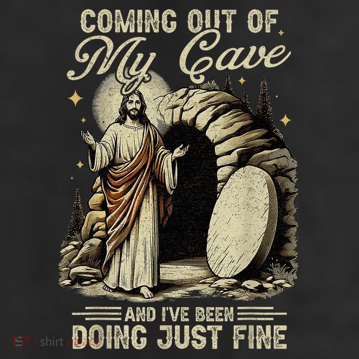 Jesus Coming Out Of My Cave And I'Ve Been Doing Just Fine Cool Comfort Performance Bucket Hat