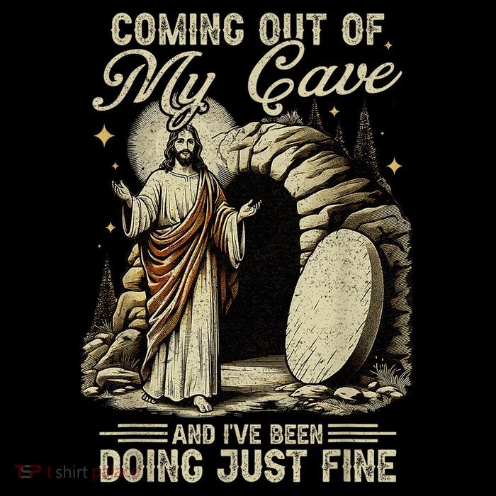 Jesus Coming Out Of My Cave And I'Ve Been Doing Just Fine Sustainable Knit Beanie