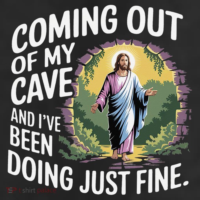 Jesus Coming Out Of My Cave And Ive Been Doing Just Fine Adult Drive Performance Visor