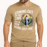 Jesus Coming Out Of My Cave And Ive Been Doing Just Fine Performance Shirt