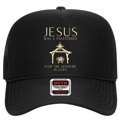 Jesus Christ Palestinian Gaza Christmas Trucker Hat