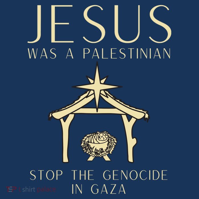 Jesus Christ Palestinian Gaza Christmas Flatbill Hat
