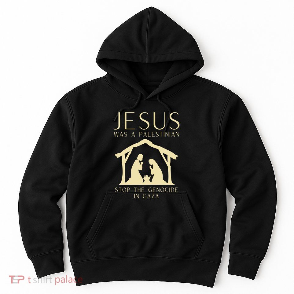 Jesus Christ Palestinian Gaza Christmas Hoodie