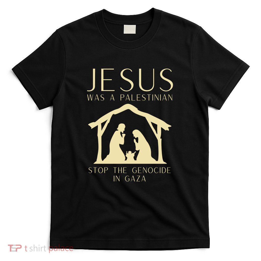 Jesus Christ Palestinian Gaza Christmas T-Shirt