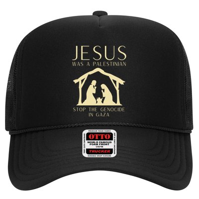 Jesus Christ Palestinian Gaza Christmas Trucker Hat