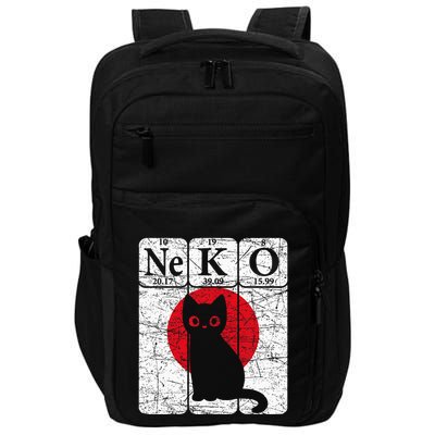 Japanese Cat Periodic Table Elements Kawaii Neko Japanese Impact Tech Backpack