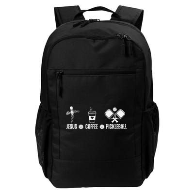 Jesus Coffee Pickleball Funny Christian Pickleball Lovers Backpack