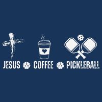 Jesus Coffee Pickleball Funny Christian Pickleball Lovers 16 in Basic Backpack