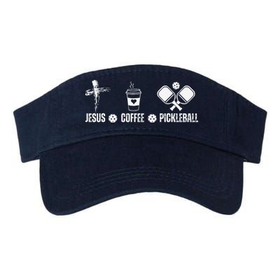 Jesus Coffee Pickleball Funny Christian Pickleball Lovers Visor