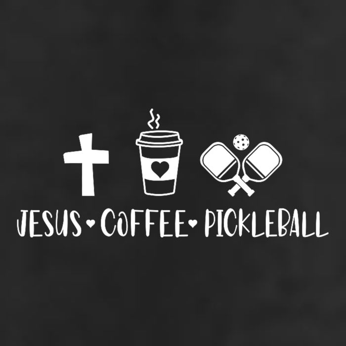 Jesus Coffee Picklenall Funny Christian Pickleball Lovers Adult Drive Performance Visor