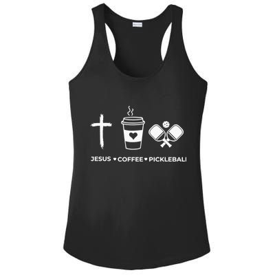 Jesus Coffee Pickleball Ladies PosiCharge Competitor Racerback Tank