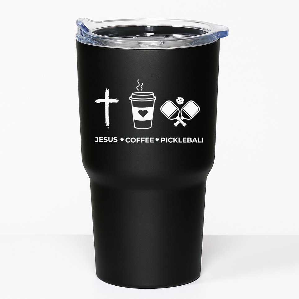 Jesus Coffee Pickleball Tumbler