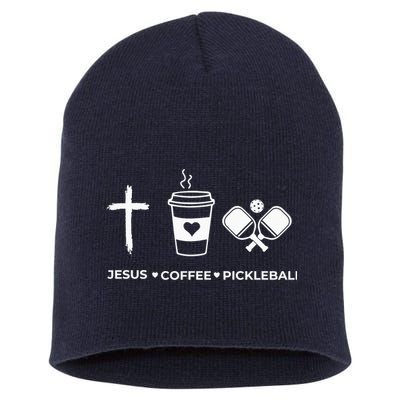 Jesus Coffee Pickleball Short Acrylic Beanie