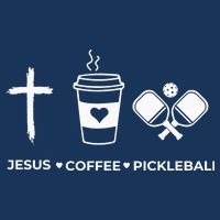Jesus Coffee Pickleball Zip Tote Bag