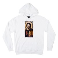 Jesus Christ Pantocrator Sinai Orthodox Christian Icon Gifts Hoodie