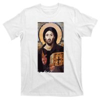 Jesus Christ Pantocrator Sinai Orthodox Christian Icon Gifts T-Shirt