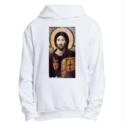 Jesus Christ Pantocrator Sinai Orthodox Christian Icon Gifts Urban Pullover Hoodie