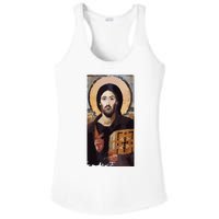 Jesus Christ Pantocrator Sinai Orthodox Christian Icon Gifts Ladies PosiCharge Competitor Racerback Tank