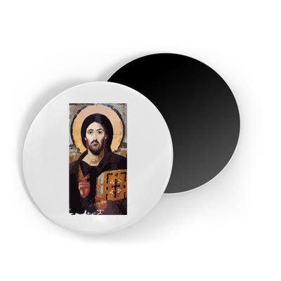 Jesus Christ Pantocrator Sinai Orthodox Christian Icon Gifts Magnet