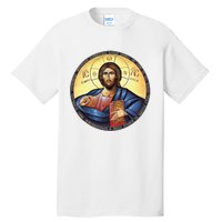 Jesus Christ Pantocrator Orthodox Byzantine Icon Tall T-Shirt