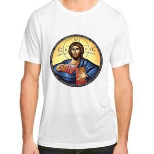 Jesus Christ Pantocrator Orthodox Byzantine Icon Adult ChromaSoft Performance T-Shirt