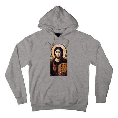 Jesus Christ Pantocrator Sinai Orthodox Christian Icon Gifts Tall Hoodie