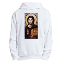 Jesus Christ Pantocrator Sinai Orthodox Christian Icon Gifts Urban Pullover Hoodie