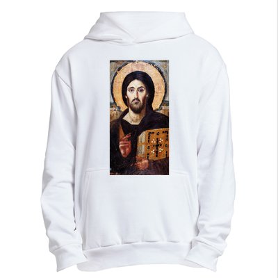 Jesus Christ Pantocrator Sinai Orthodox Christian Icon Gifts Urban Pullover Hoodie