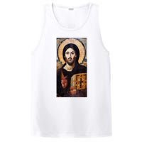 Jesus Christ Pantocrator Sinai Orthodox Christian Icon Gifts PosiCharge Competitor Tank