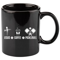 Jesus Coffee Pickleball Funny Christian Pickleball Lovers 11oz C Handle Ceramic Mug