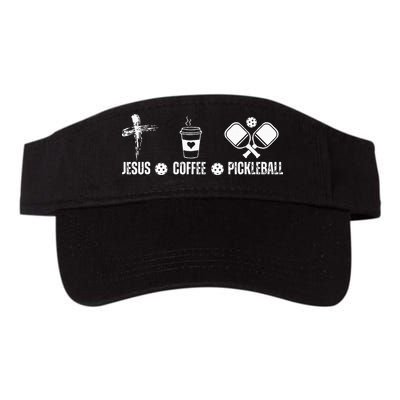 Jesus Coffee Pickleball Funny Christian Pickleball Lovers Visor