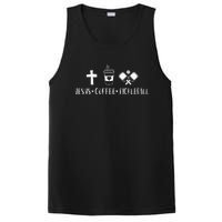 Jesus Coffee Picklenall Funny Christian Pickleball Lovers PosiCharge Competitor Tank