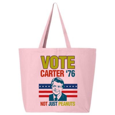 Jimmy Carter Quote Slogan Nuts 1976 President 25L Jumbo Tote