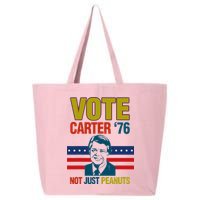 Jimmy Carter Quote Slogan Nuts 1976 President 25L Jumbo Tote