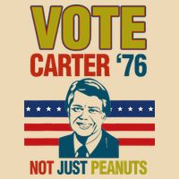 Jimmy Carter Quote Slogan Nuts 1976 President Drawstring Bag