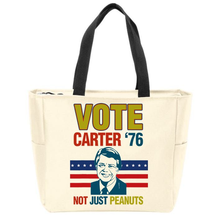 Jimmy Carter Quote Slogan Nuts 1976 President Zip Tote Bag