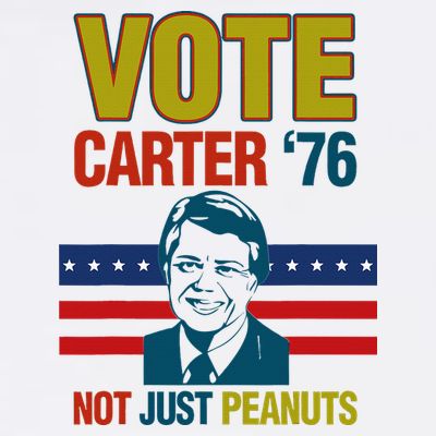 Jimmy Carter Quote Slogan Nuts 1976 President T-Shirt