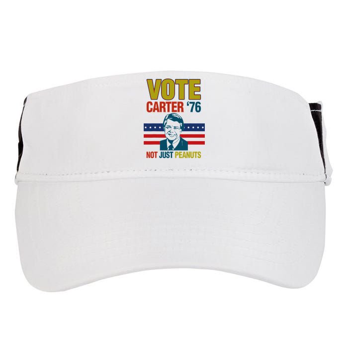 Jimmy Carter Quote Slogan Nuts 1976 President Adult Drive Performance Visor