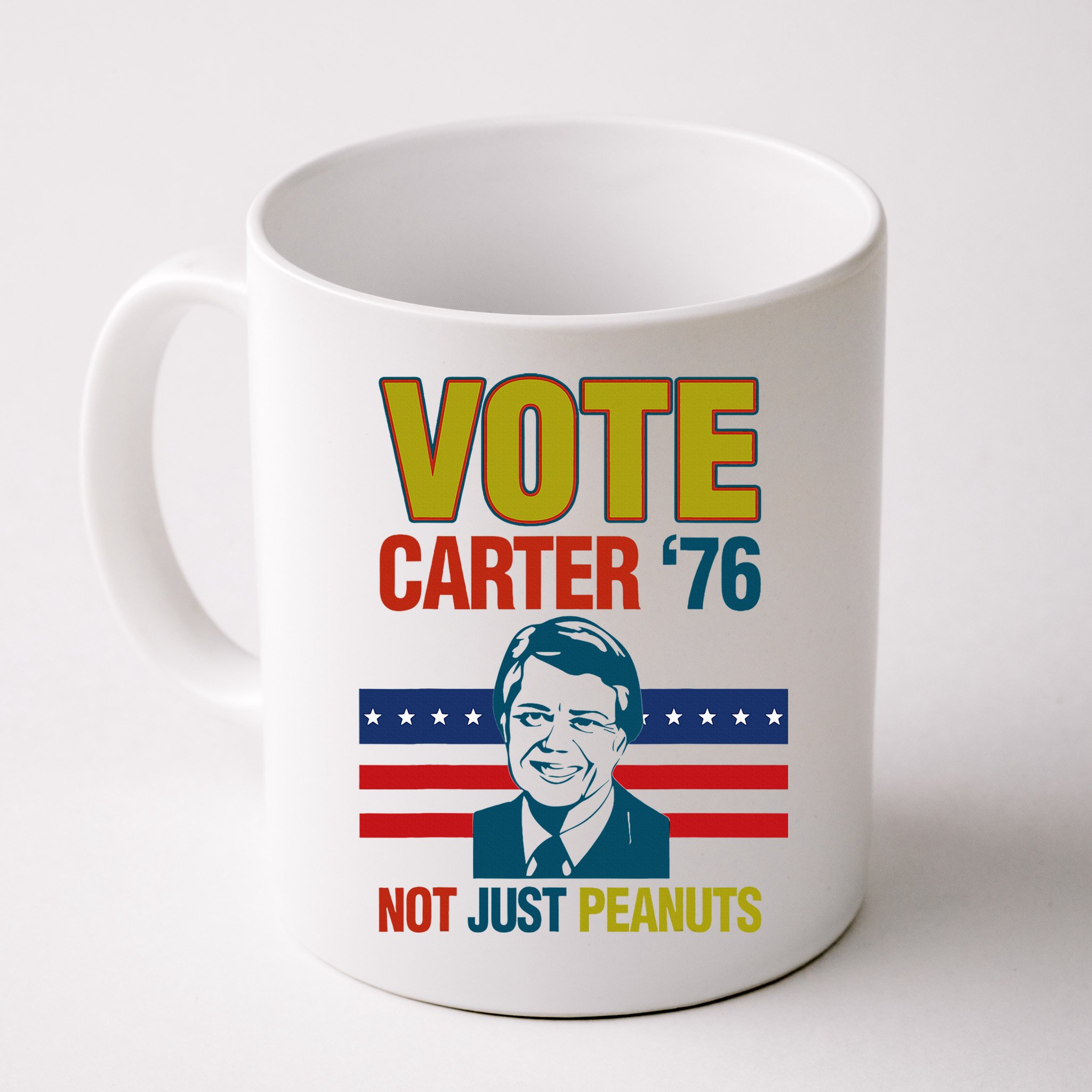 Jimmy Carter Quote Slogan Nuts 1976 President Mug