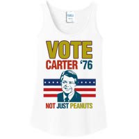 Jimmy Carter Quote Slogan Nuts 1976 President Ladies Essential Tank