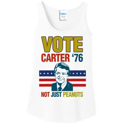 Jimmy Carter Quote Slogan Nuts 1976 President Ladies Essential Tank