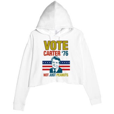 Jimmy Carter Quote Slogan Nuts 1976 President Crop Fleece Hoodie