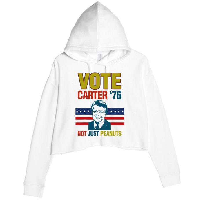 Jimmy Carter Quote Slogan Nuts 1976 President Crop Fleece Hoodie