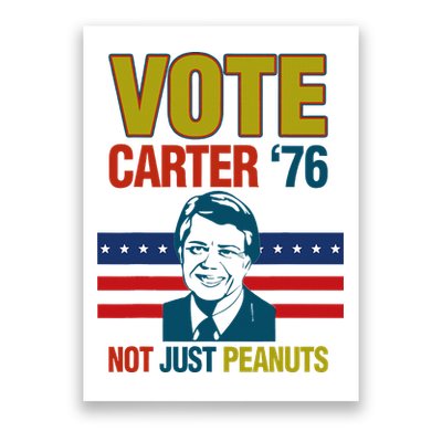 Jimmy Carter Quote Slogan Nuts 1976 President Poster