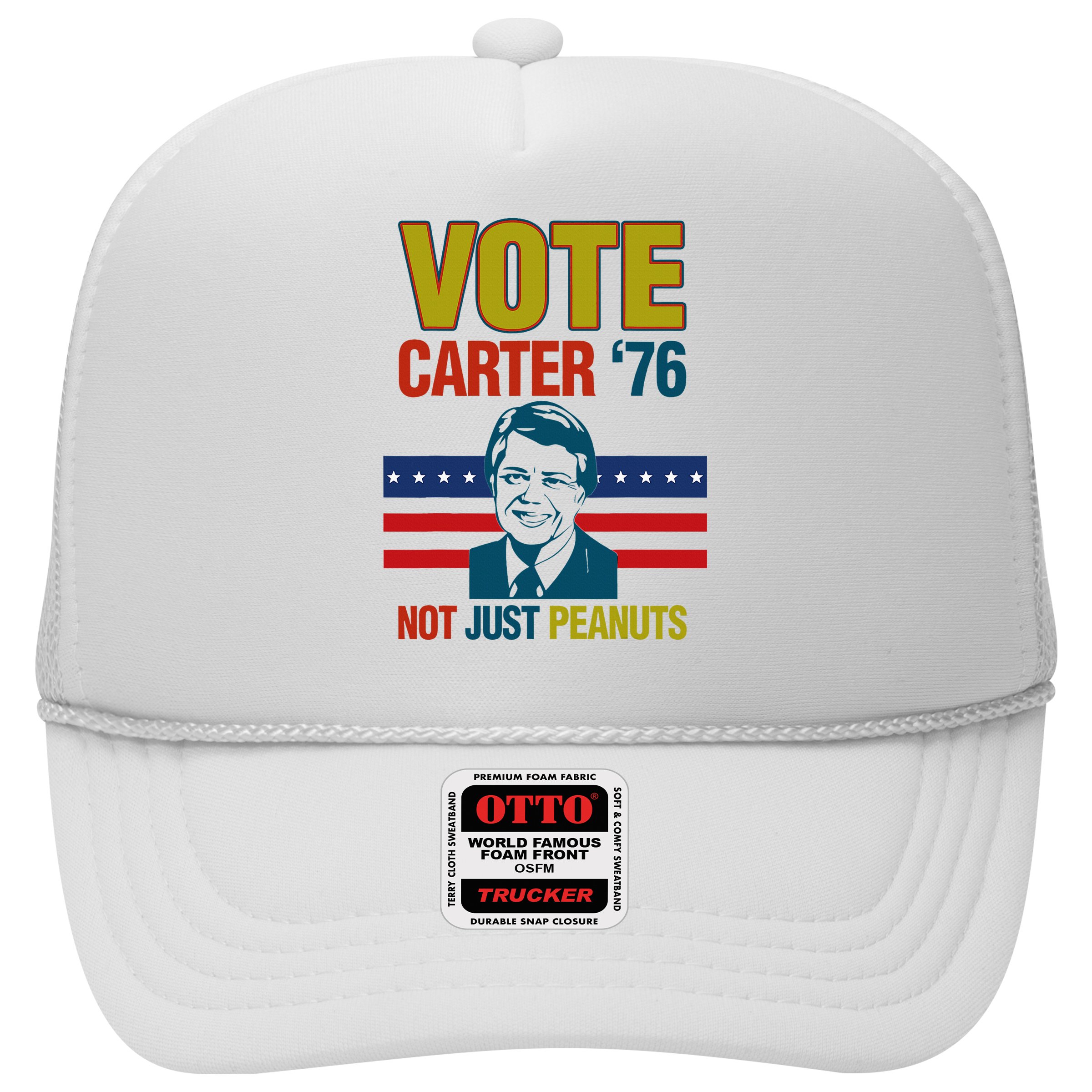 Jimmy Carter Quote Slogan Nuts 1976 President Hat