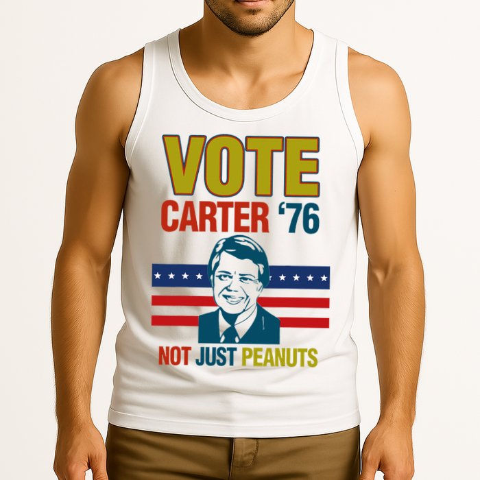 Jimmy Carter Quote Slogan Nuts 1976 President Tank Top
