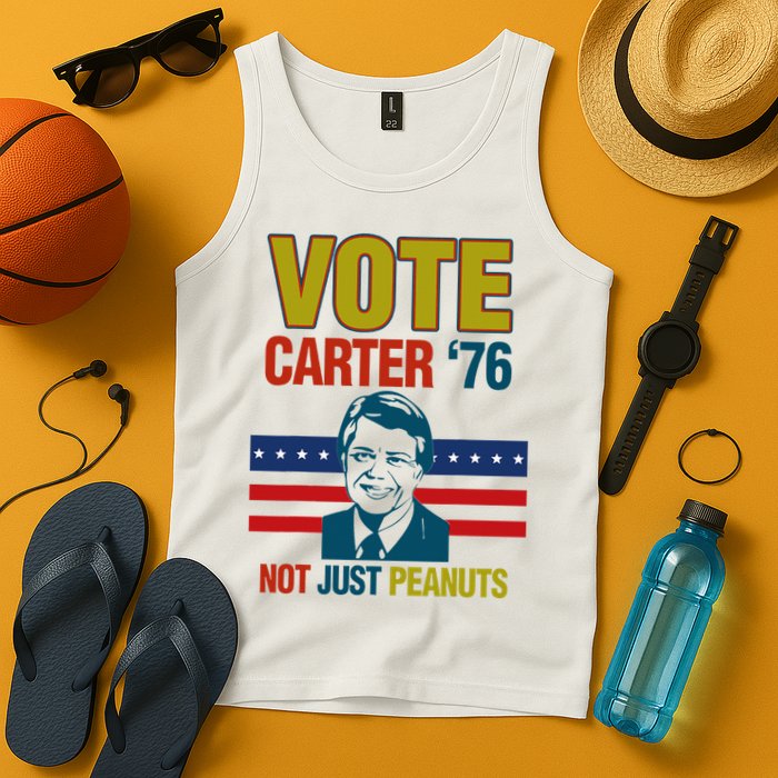 Jimmy Carter Quote Slogan Nuts 1976 President Tank Top