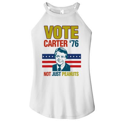 Jimmy Carter Quote Slogan Nuts 1976 President Women's Perfect Tri Rocker Tank