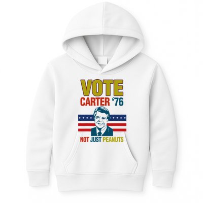 Jimmy Carter Quote Slogan Nuts 1976 President Kids Hoodie